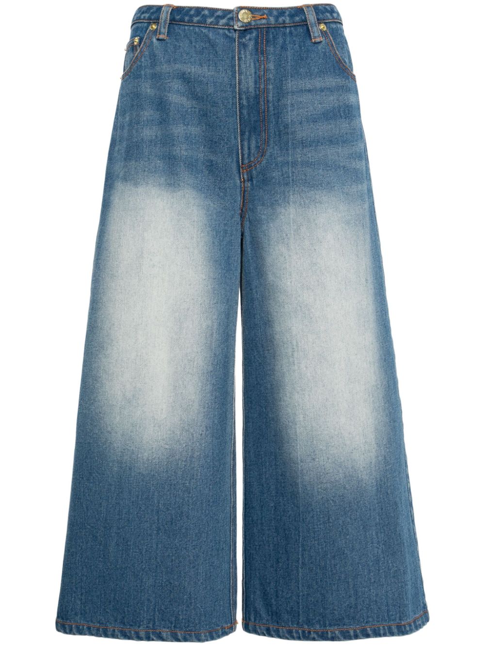 Cynthia Rowley low-rise wide-leg jeans - Blue von Cynthia Rowley