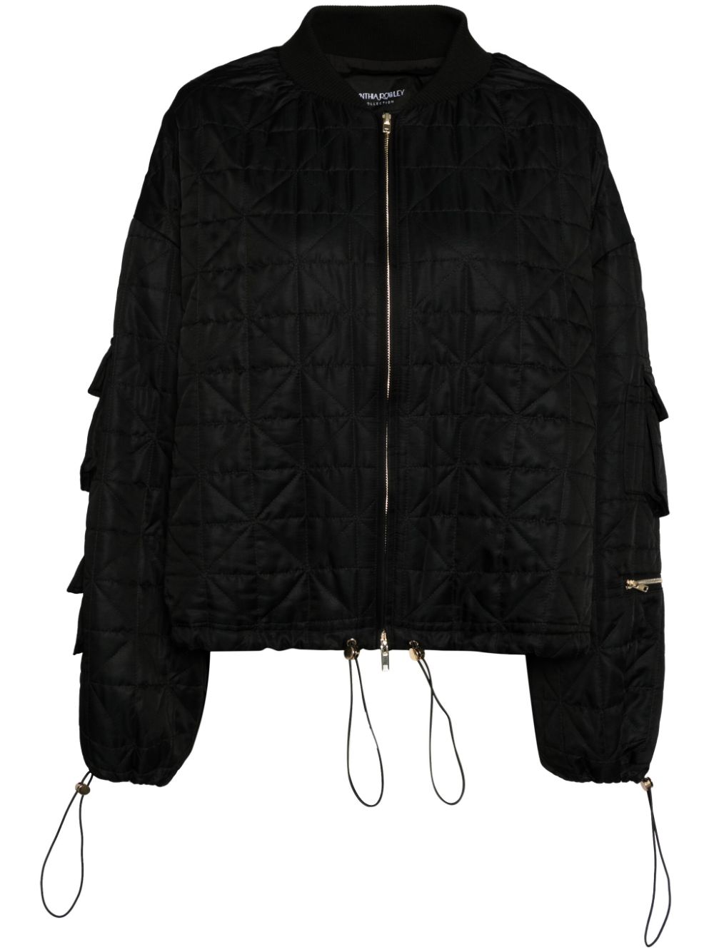 Cynthia Rowley quilted bomber jacket - Black von Cynthia Rowley