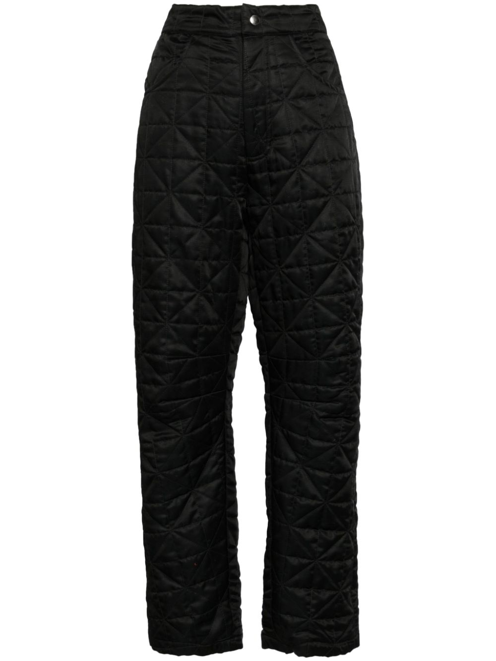 Cynthia Rowley quilted horseshoes trousers - Black von Cynthia Rowley