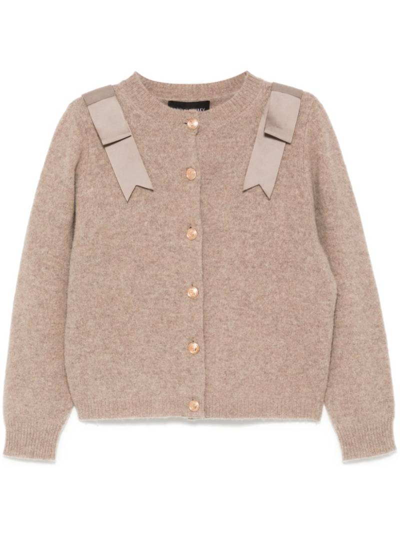 Cynthia Rowley ribbon embellished cardigan - Neutrals von Cynthia Rowley