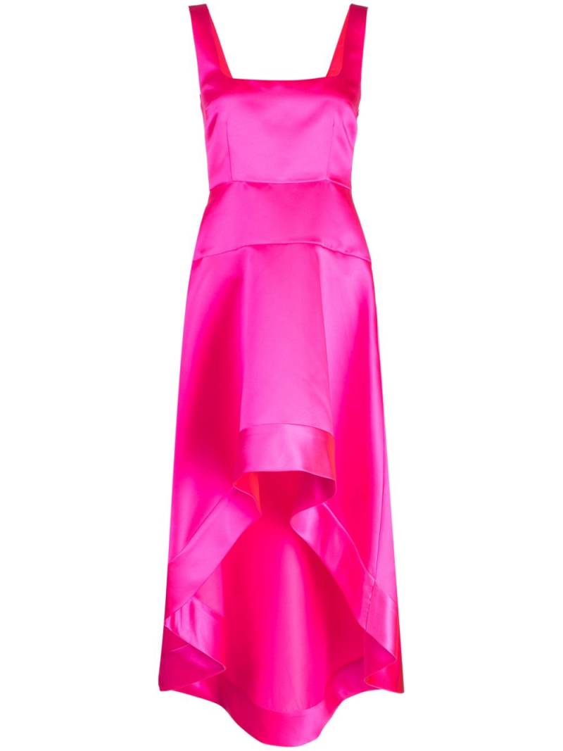 Cynthia Rowley satin high-low dress - Pink von Cynthia Rowley