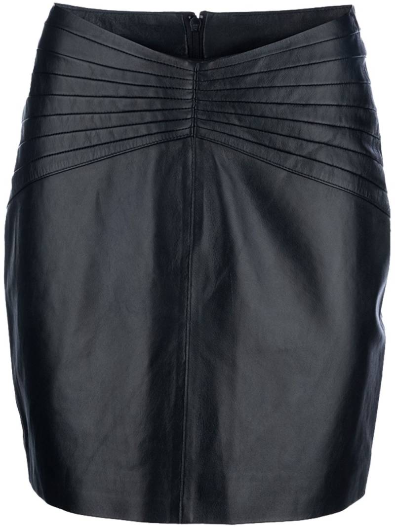 D'amico leather mini skirt - Black von D'amico