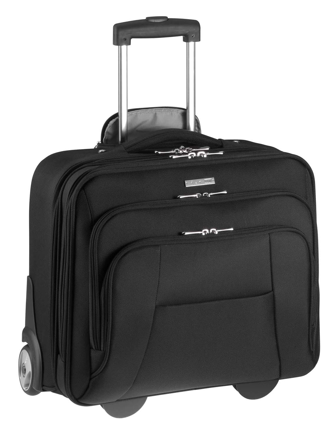 Business & Travel, Business Trolley aus Polyester in schwarz Business & Travel, Business Trolley aus Polyester in schwarz von D&N