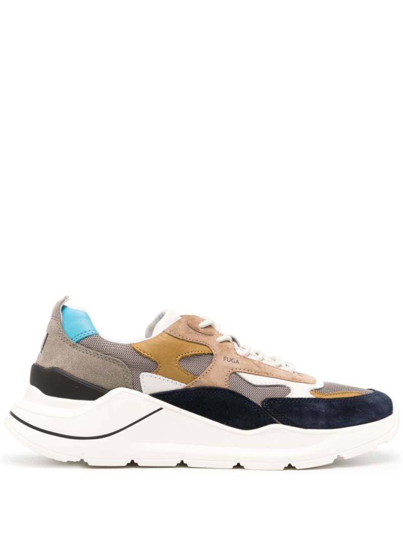 D.A.T.E. Fua colour-block panelled sneakers - Blue von D.A.T.E.