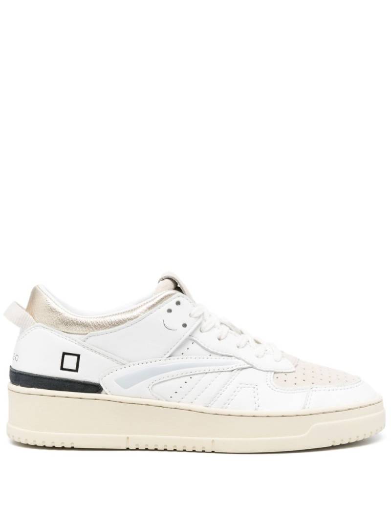 D.A.T.E. logo-debossed leather sneakers - White von D.A.T.E.