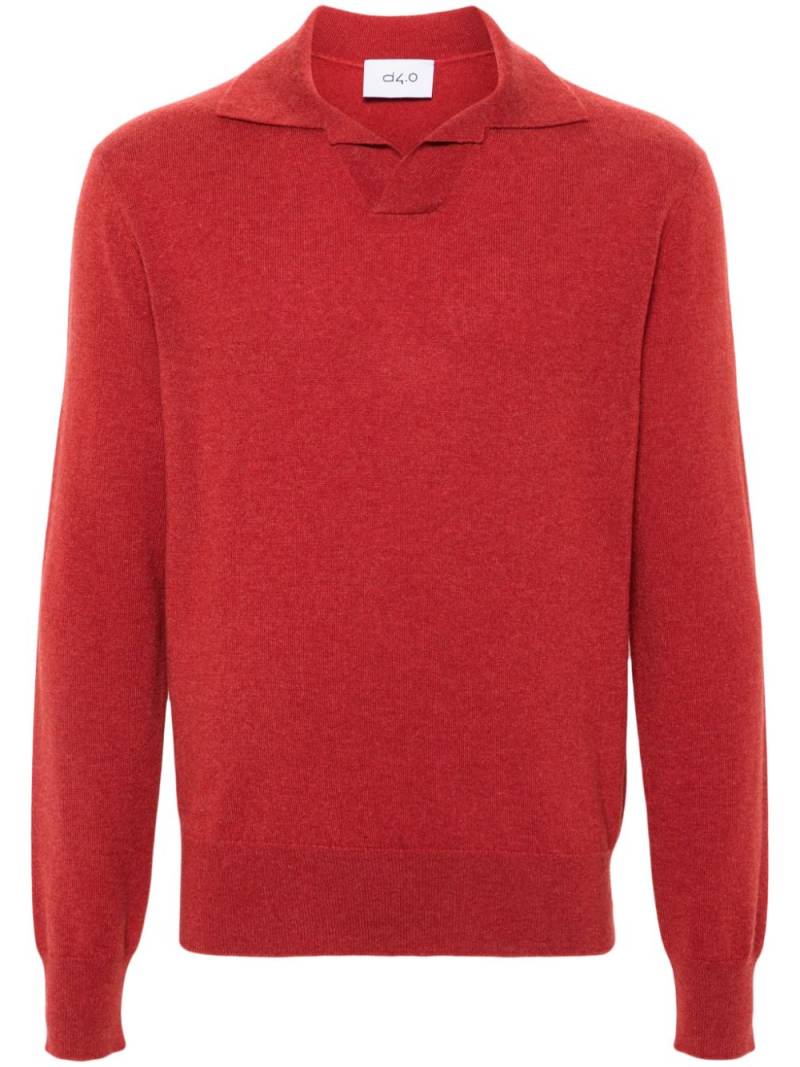 D4.0 cashmere sweater - Red von D4.0