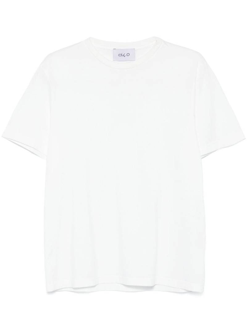 D4.0 cotton T-shirt - White von D4.0