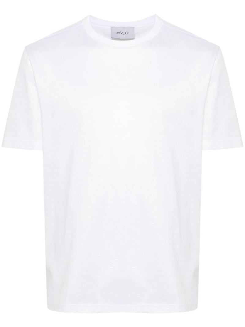 D4.0 cotton T-shirt - White von D4.0