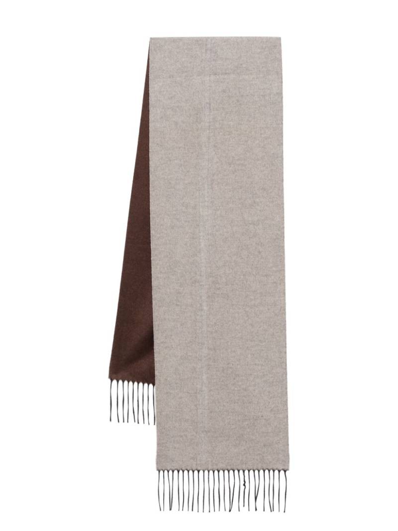 D4.0 logo-patch scarf - Brown von D4.0