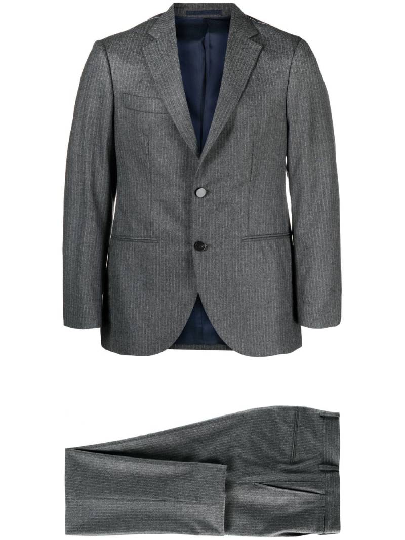 D4.0 pinstripe-pattern single-breasted blazer - Grey von D4.0