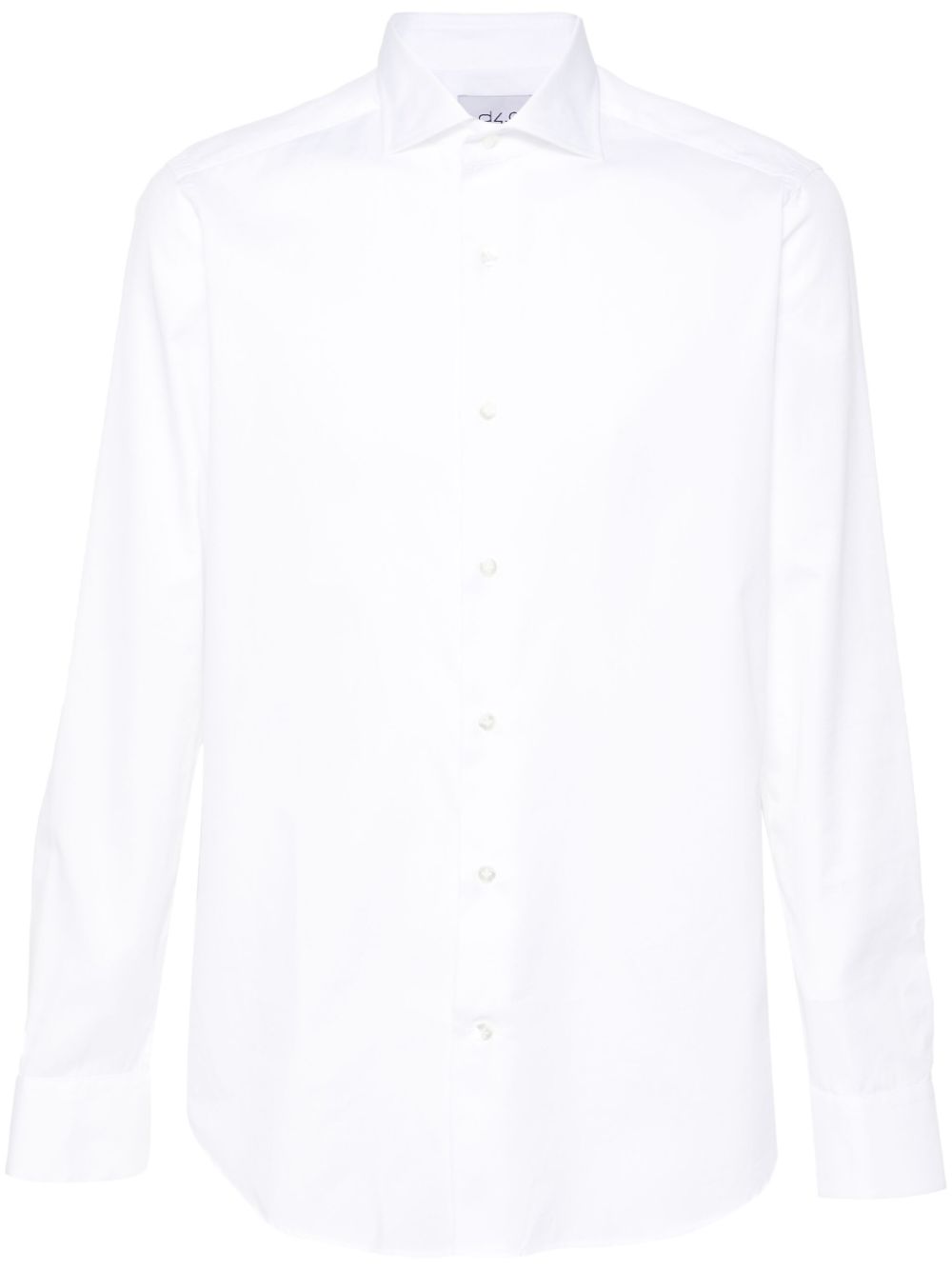 D4.0 plain cotton shirt - White von D4.0