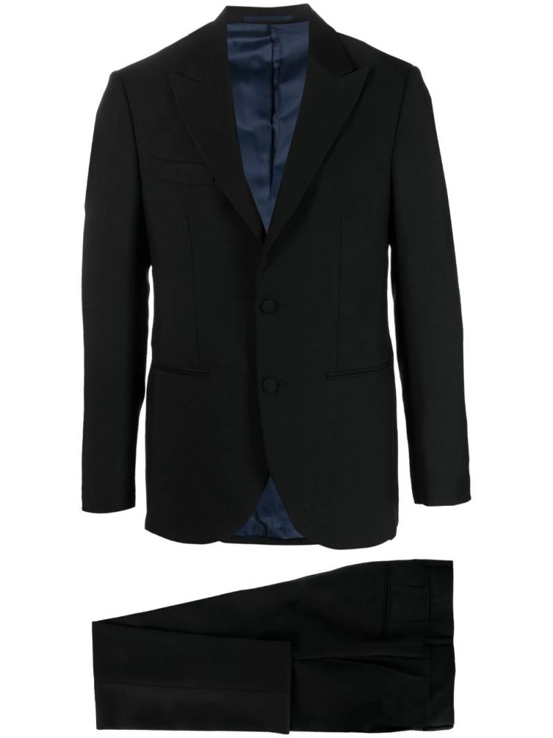 D4.0 single-breasted wool suit - Black von D4.0