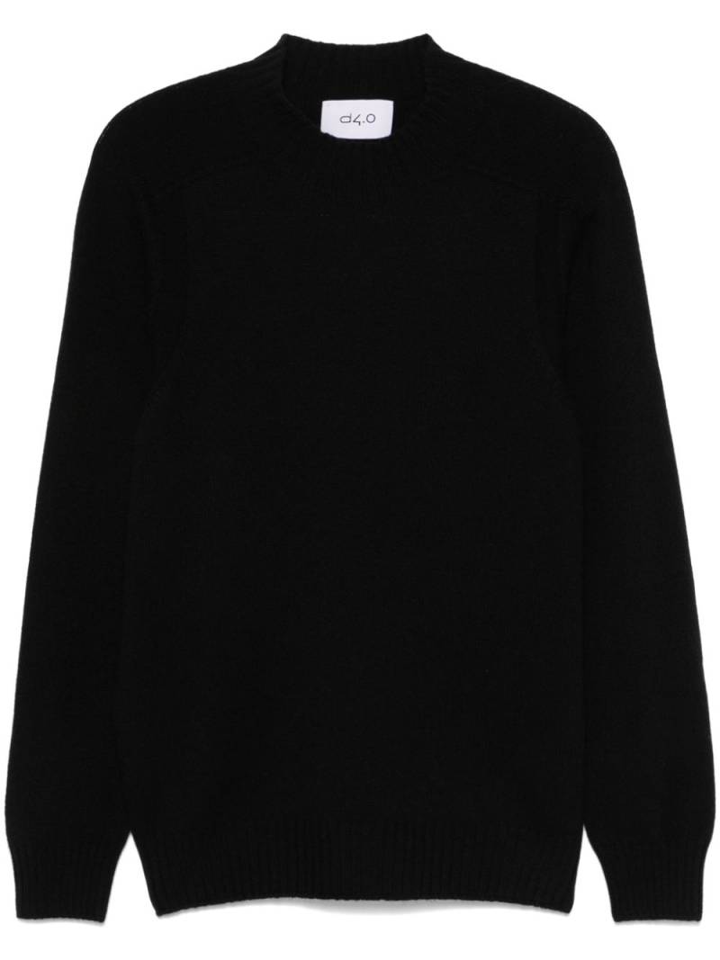 D4.0 virgin wool sweater - Black von D4.0