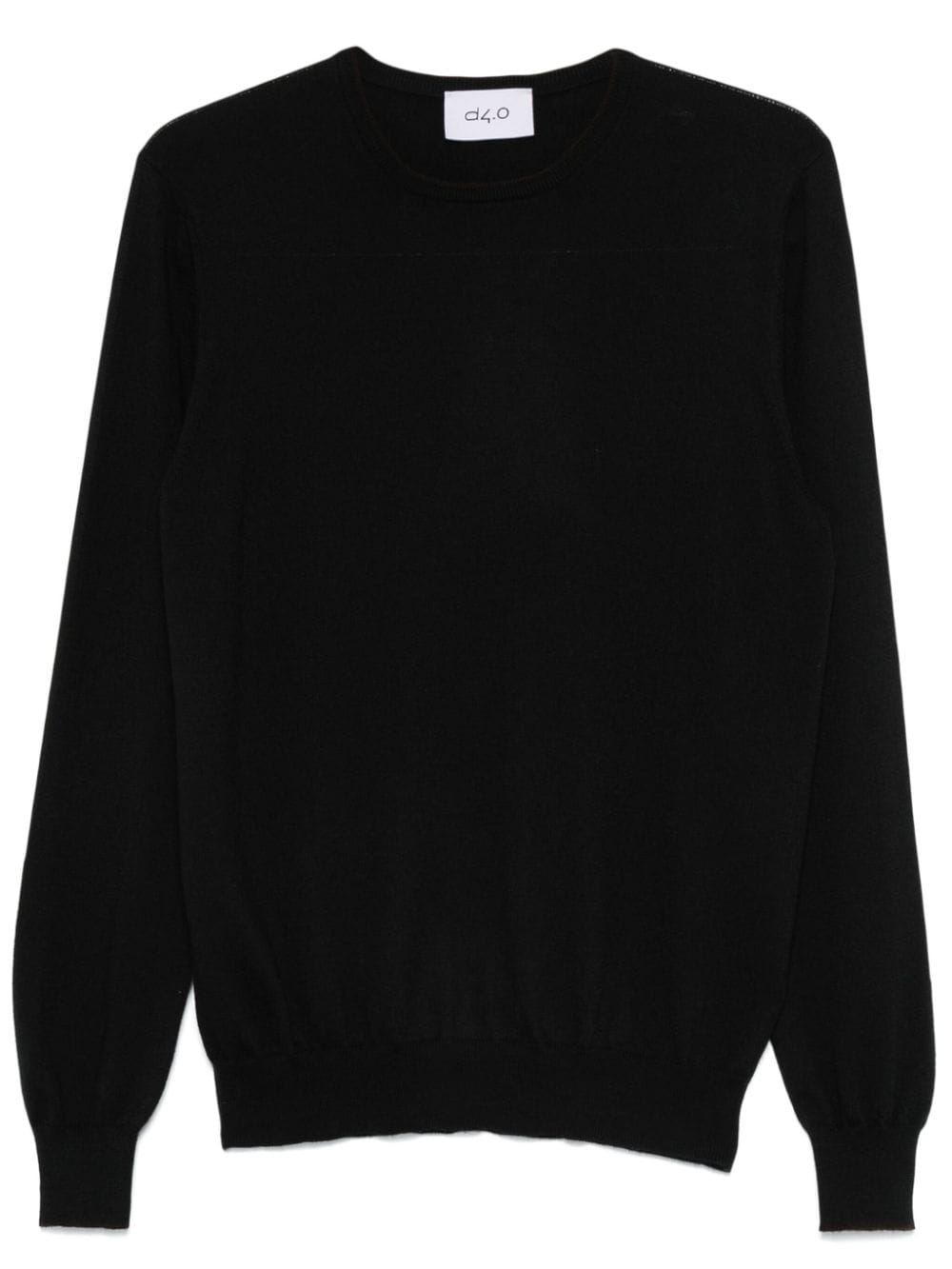 D4.0 virgin wool sweater - Black von D4.0