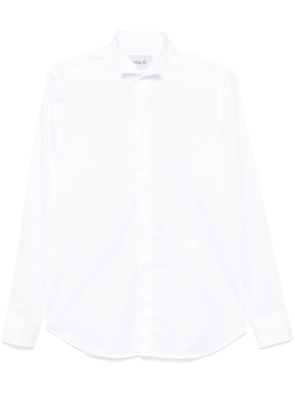 D4.0 wingtip collared shirt - White von D4.0