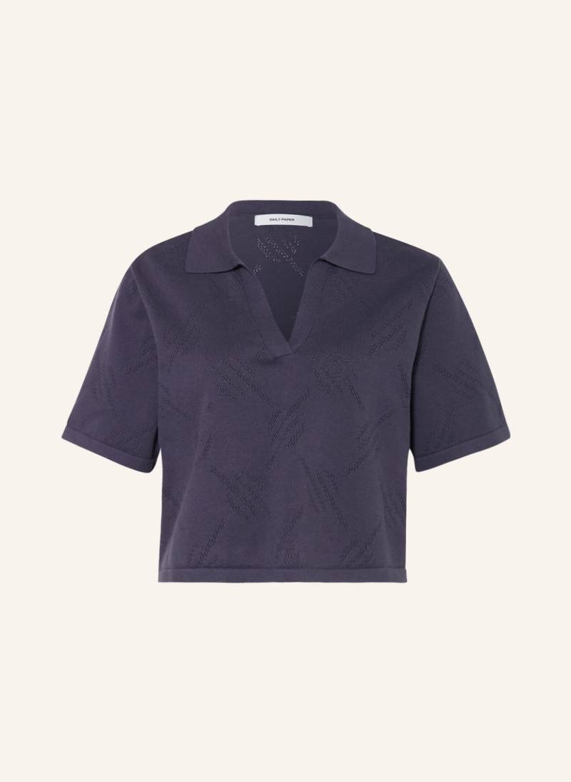 Daily Paper Cropped-Shirt Repatty grau von DAILY PAPER