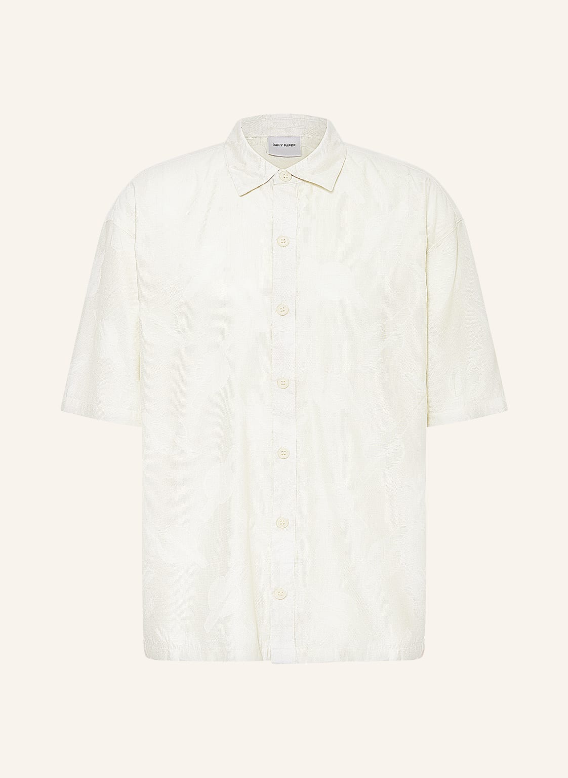 Daily Paper Kurzarm-Hemd Salim Relaxed Fit weiss Daily Paper Kurzarm-Hemd Salim Relaxed Fit weiss von DAILY PAPER