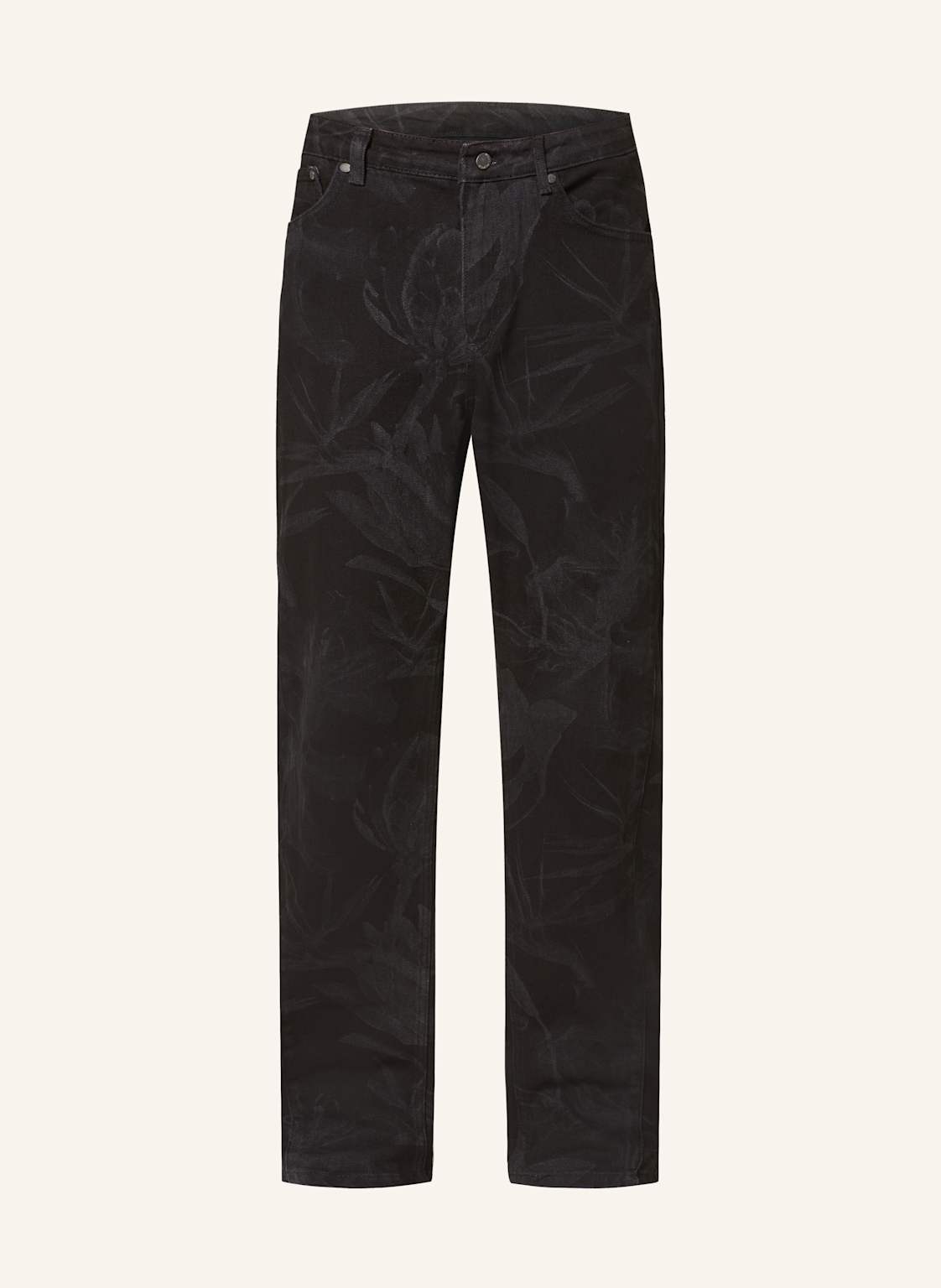 Daily Paper Straight Jeans schwarz von DAILY PAPER