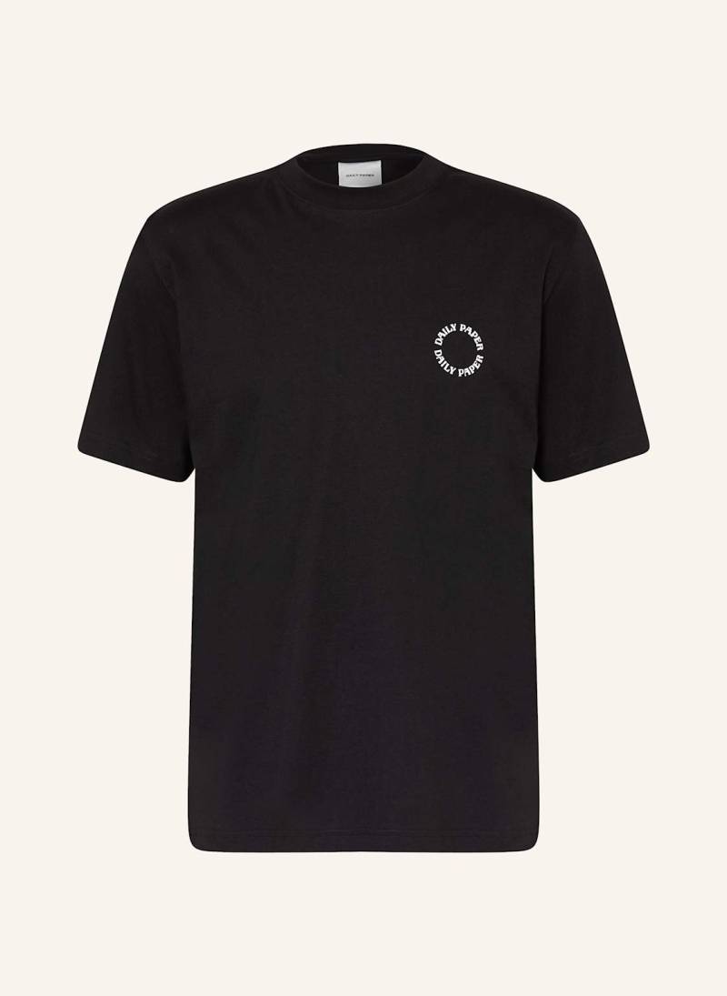 Daily Paper T-Shirt Orbit schwarz von DAILY PAPER