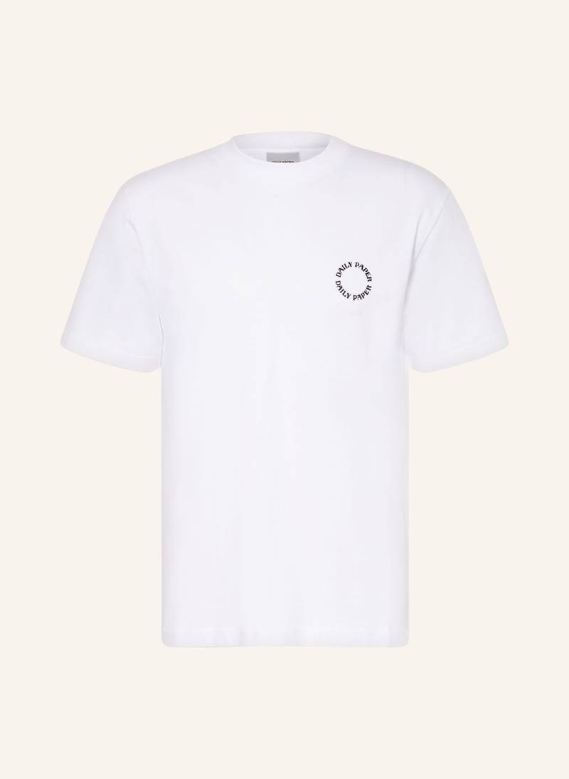 Daily Paper T-Shirt Orbit weiss von DAILY PAPER