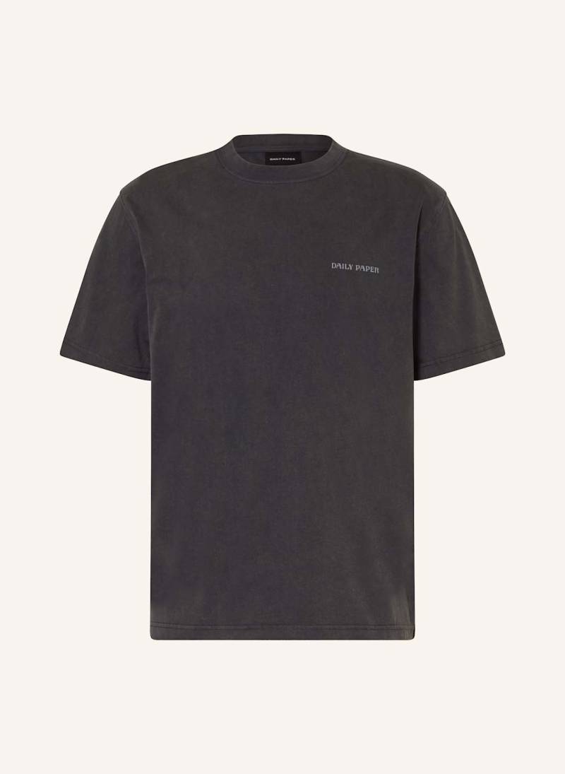 Daily Paper T-Shirt Senses schwarz von DAILY PAPER