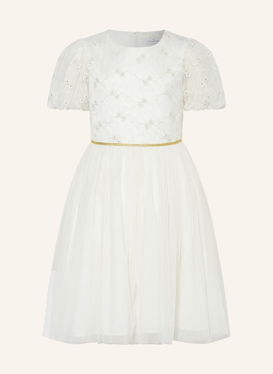 Danamade Tüllkleid Mit Glitzergarn weiss Danamade Tüllkleid Mit Glitzergarn weiss von DANAMADE