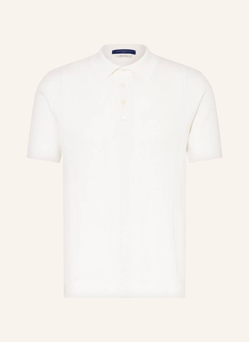 Daniele Fiesoli Piqué-Poloshirt weiss von DANIELE FIESOLI