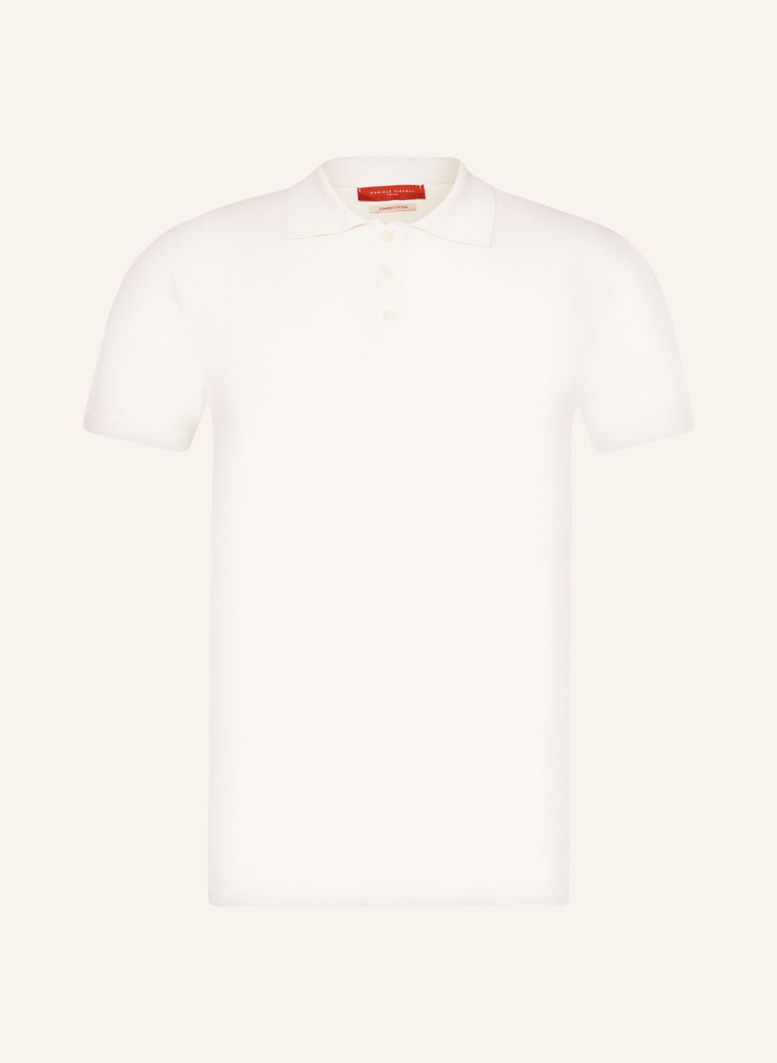 Daniele Fiesoli Piqué-Poloshirt weiss von DANIELE FIESOLI