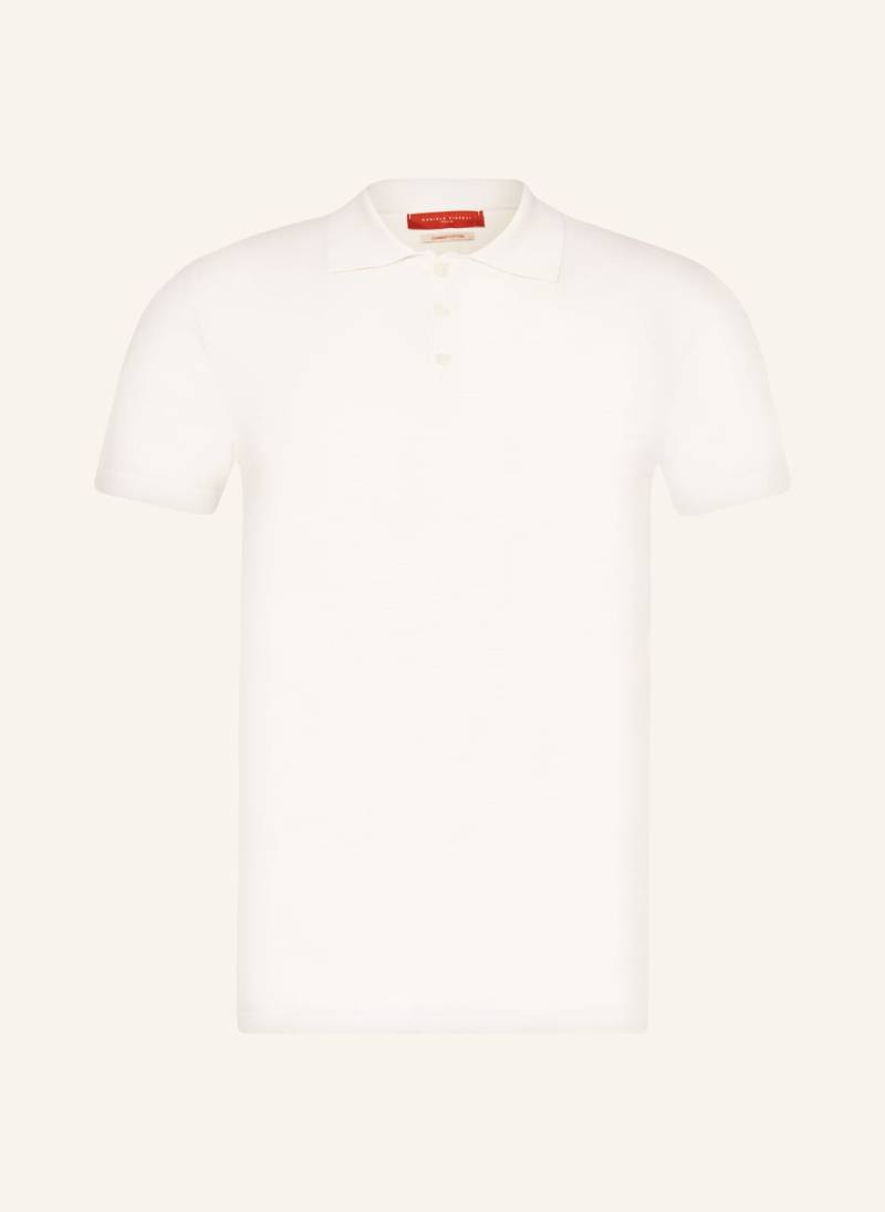 Daniele Fiesoli Piqué-Poloshirt weiss von DANIELE FIESOLI