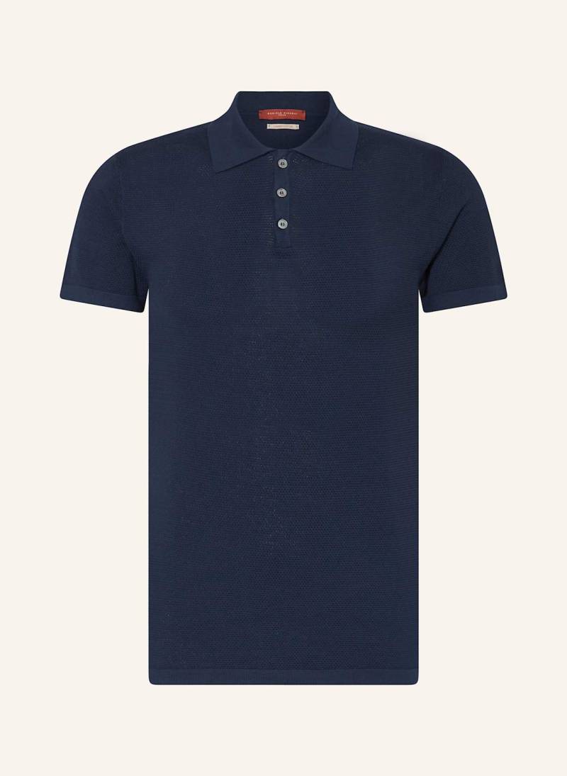 Daniele Fiesoli Strick-Poloshirt blau von DANIELE FIESOLI