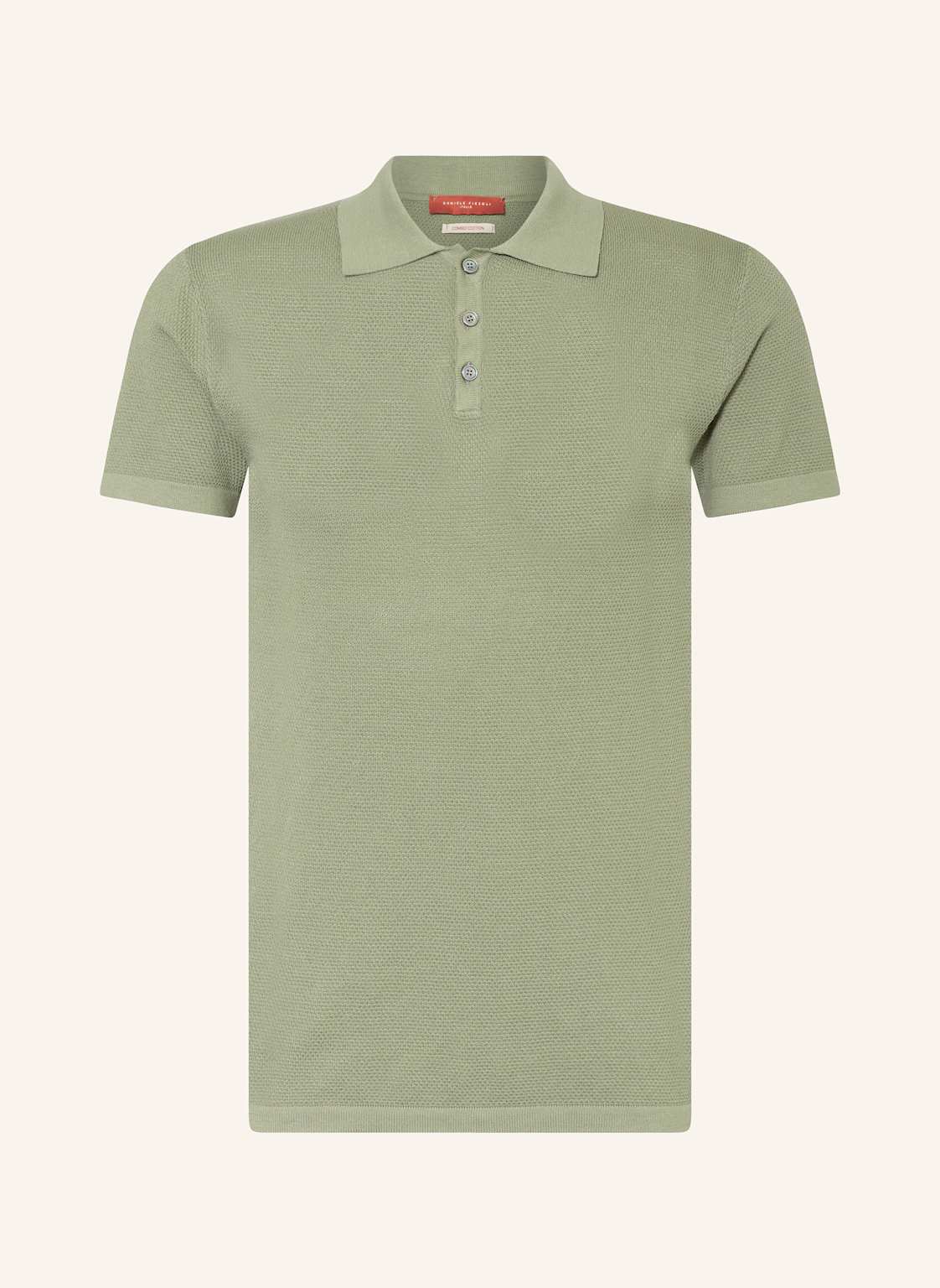 Daniele Fiesoli Strick-Poloshirt gruen von DANIELE FIESOLI