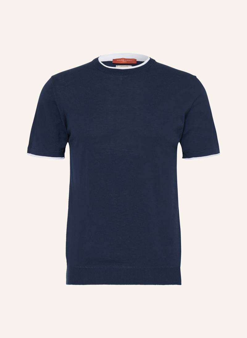 Daniele Fiesoli Strickshirt blau von DANIELE FIESOLI