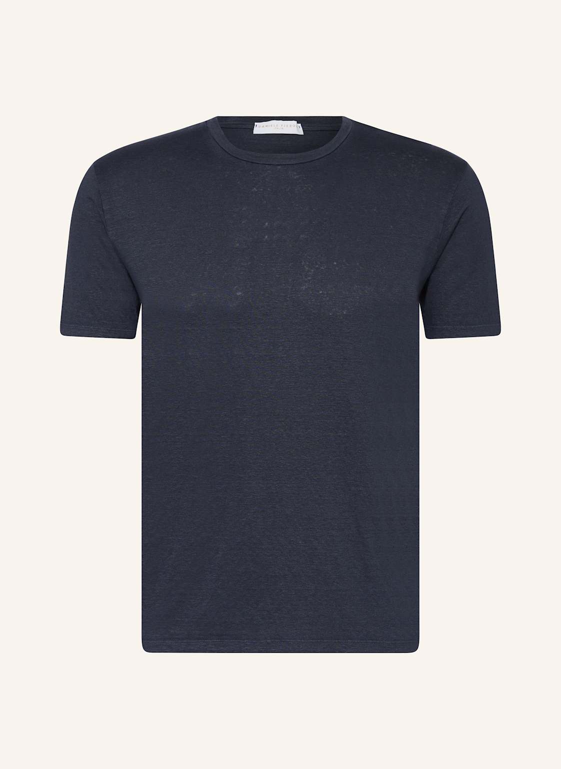 Daniele Fiesoli T-Shirt Aus Leinen blau von DANIELE FIESOLI