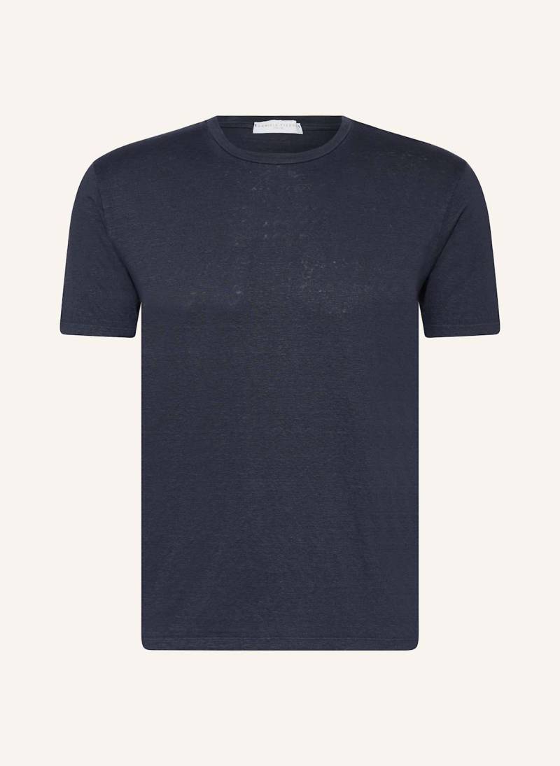 Daniele Fiesoli T-Shirt Aus Leinen blau von DANIELE FIESOLI