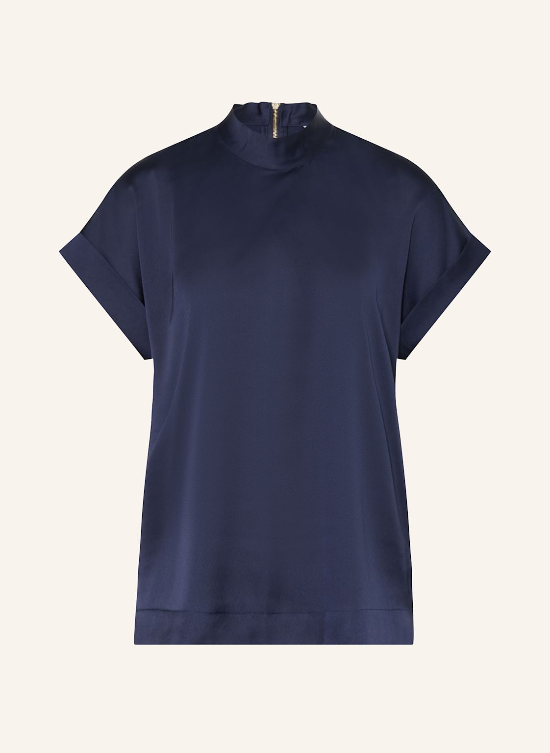 dante6 Blusenshirt Opium Aus Satin blau dante6 Blusenshirt Opium Aus Satin blau von DANTE6