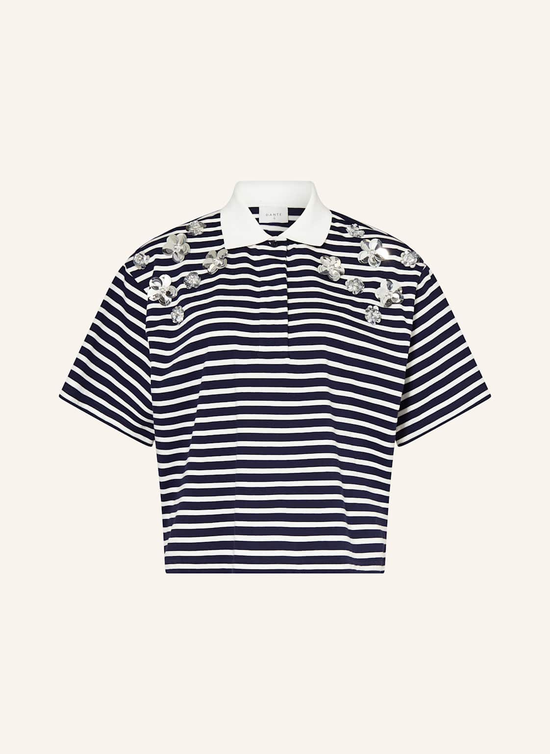 dante6 Jersey-Poloshirt Titan Mit Schmuckperlen blau dante6 Jersey-Poloshirt Titan Mit Schmuckperlen blau von DANTE6