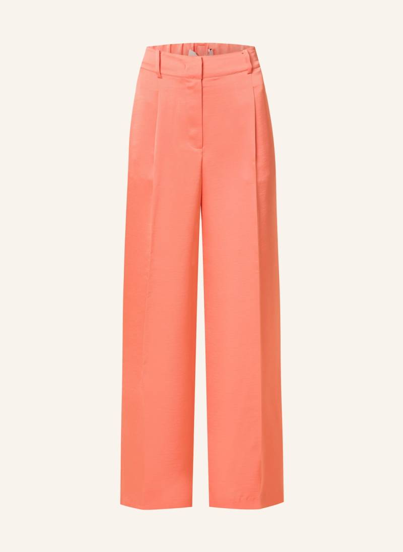 dante6 Marlenehose Jules Aus Satin orange von DANTE6
