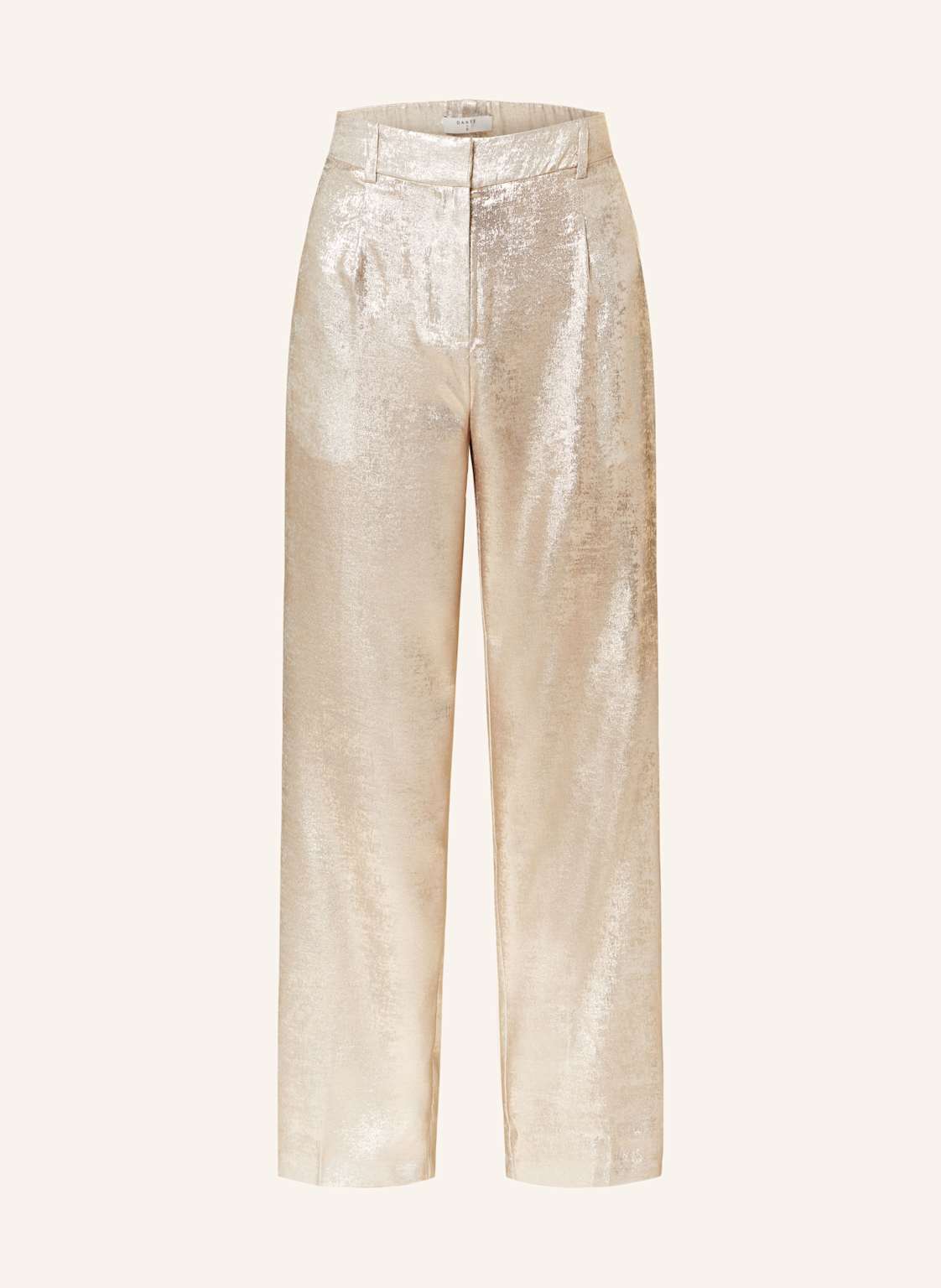 dante6 Marlenehose Sharm Aus Jacquard Mit Glitzergarn beige dante6 Marlenehose Sharm Aus Jacquard Mit Glitzergarn beige von DANTE6