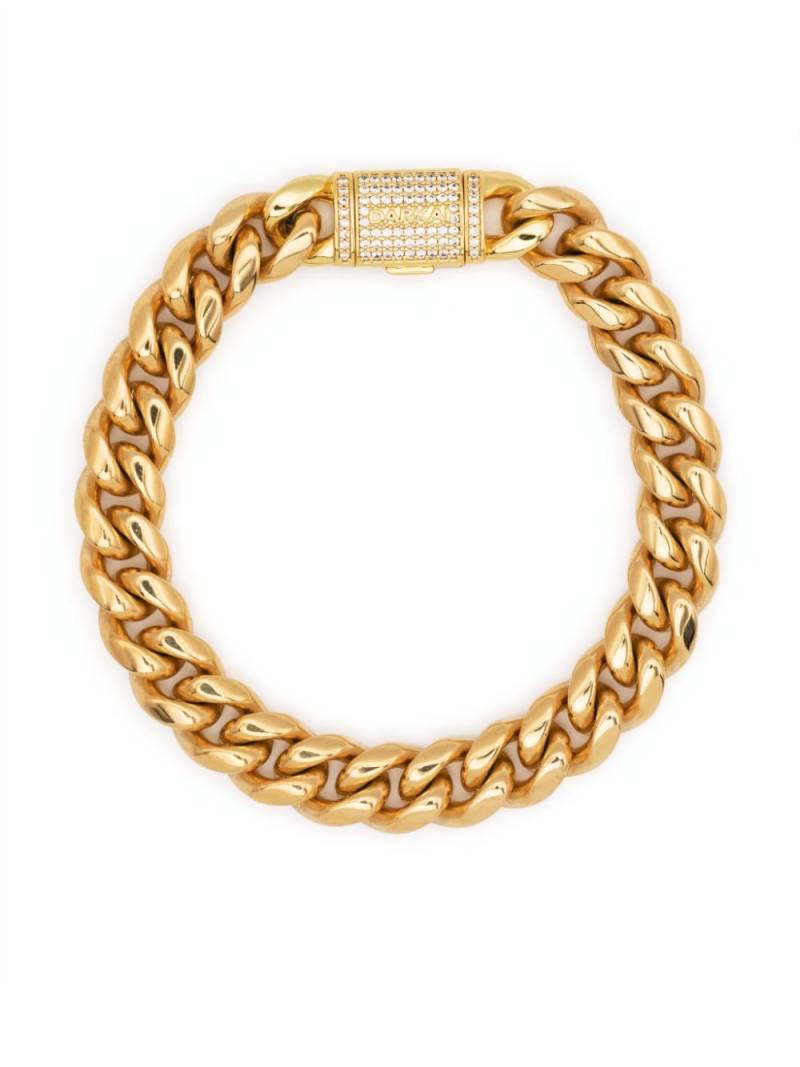 DARKAI crystal-embellished lock bracelet - Gold von DARKAI