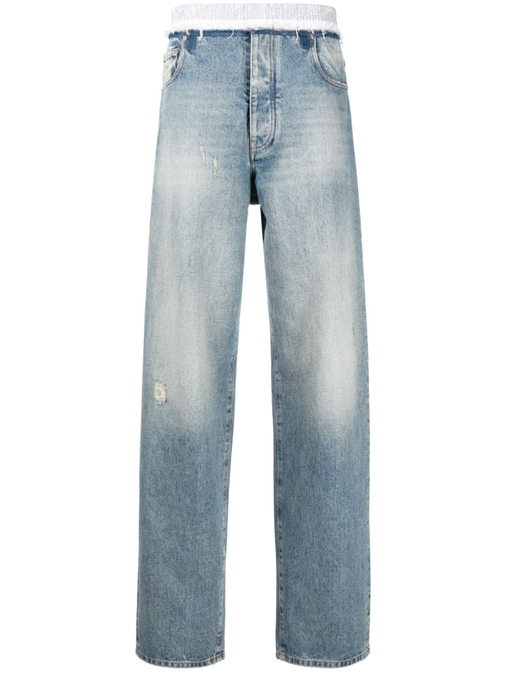 DARKPARK Claire panelled jeans - Blue von DARKPARK