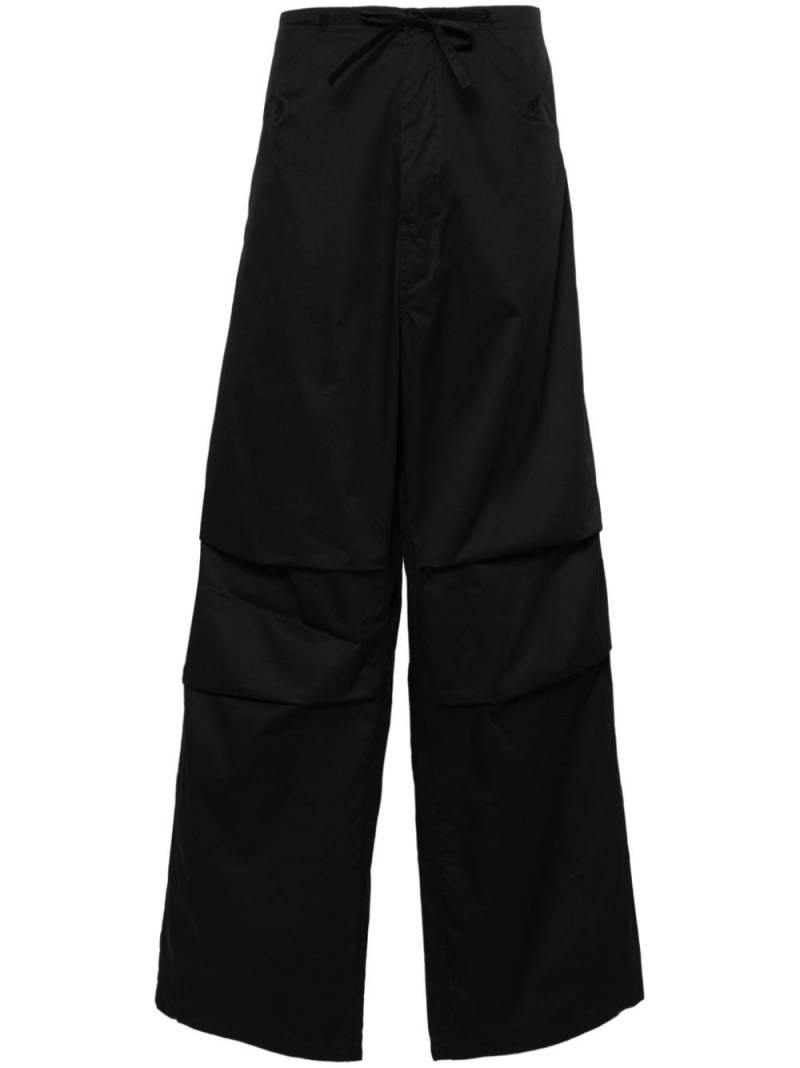 DARKPARK Daisy high-waist loose-fit pants - Black von DARKPARK