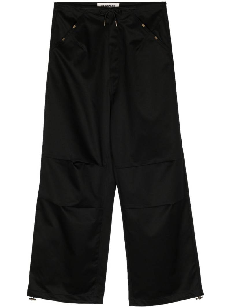 DARKPARK Daisy wide-leg trousers - Black von DARKPARK