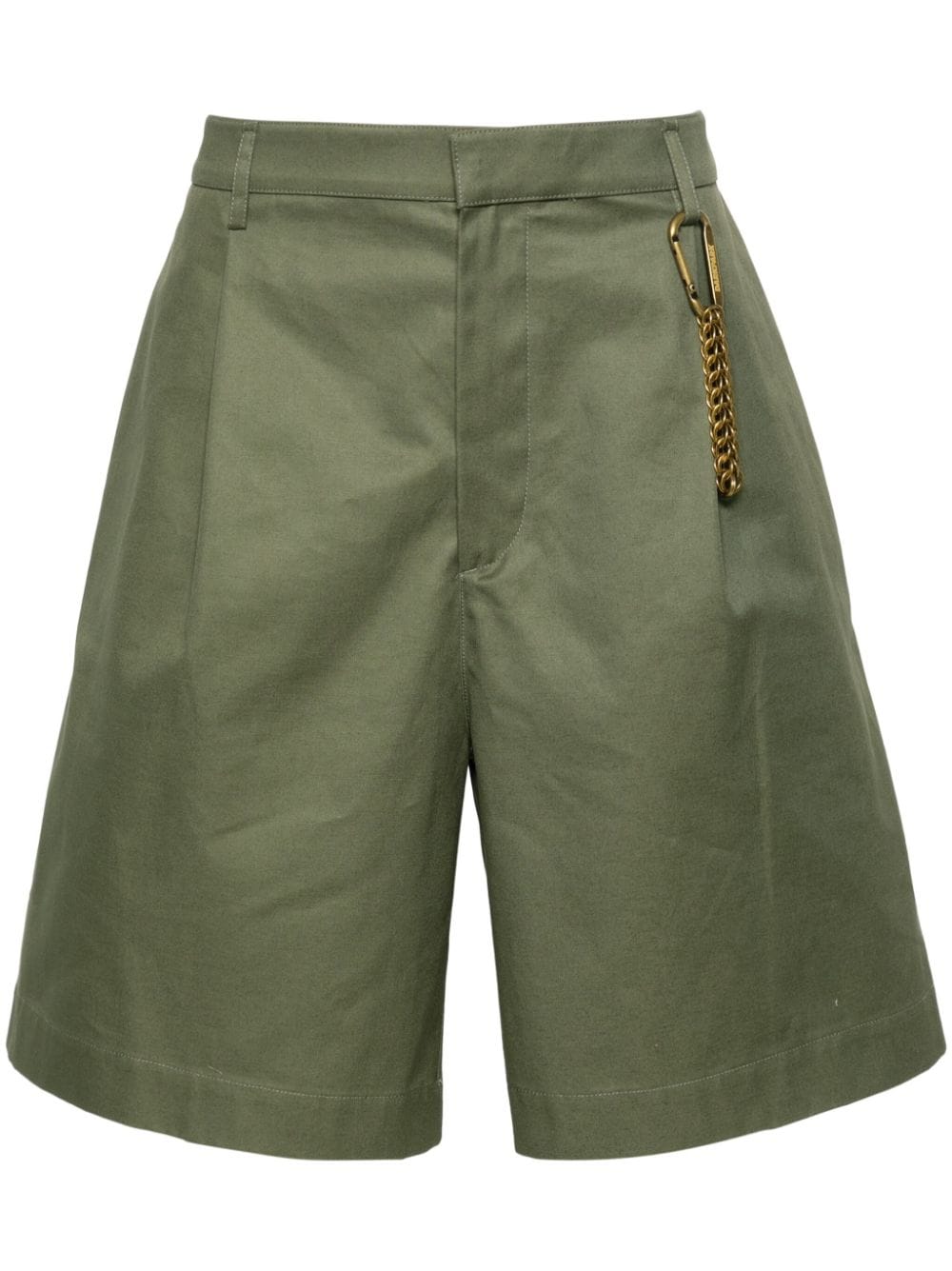 DARKPARK Danny cotton bermuda shorts - Green von DARKPARK