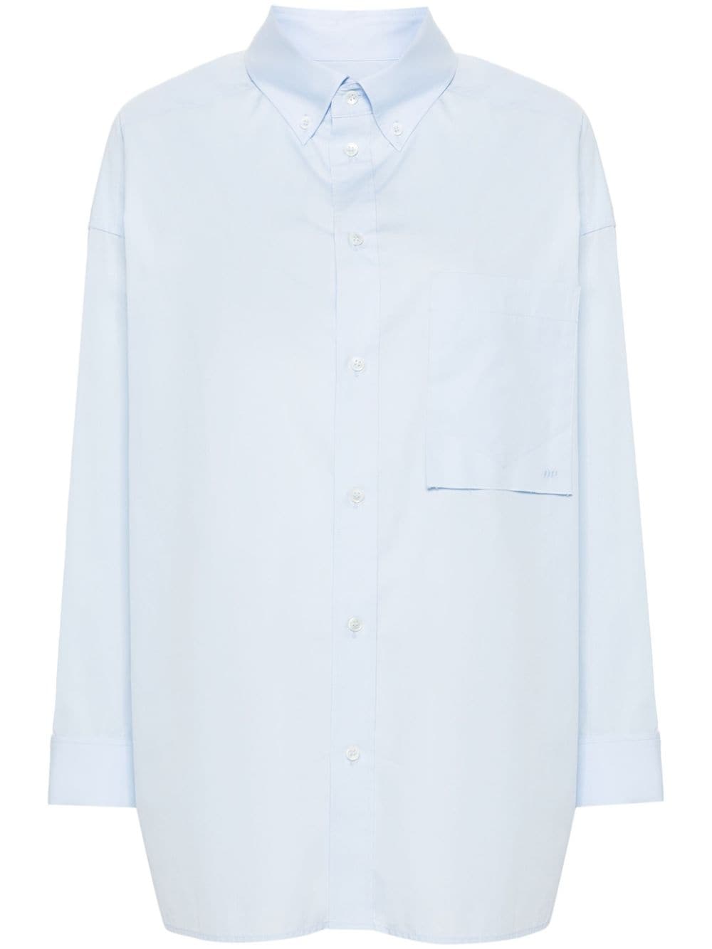 DARKPARK Nathalie cotton shirt - Blue von DARKPARK