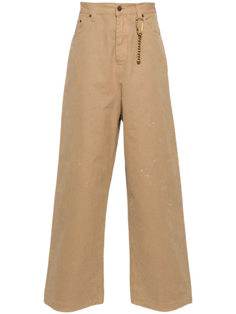 DARKPARK Ray wide-leg trousers - Neutrals von DARKPARK