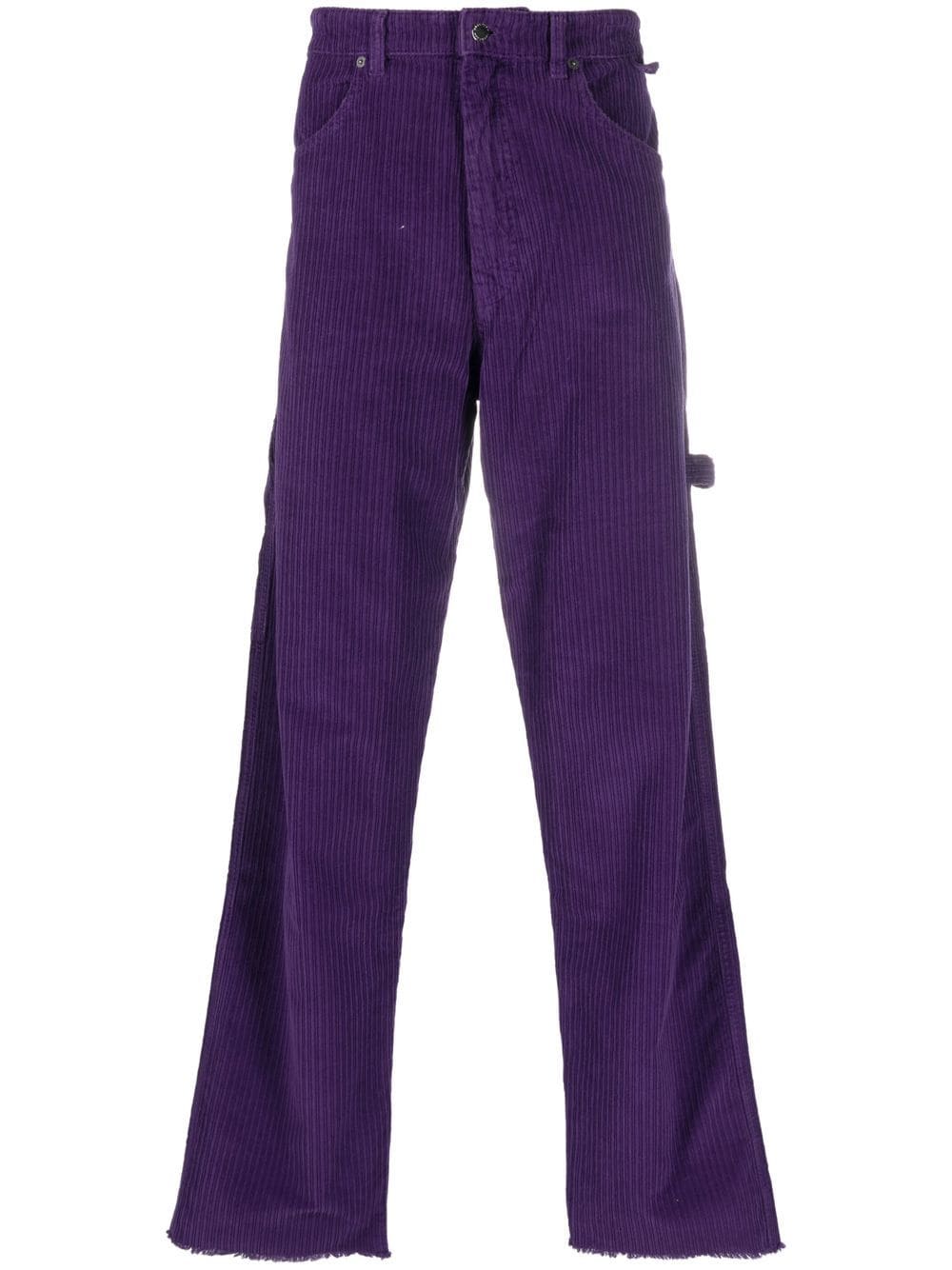 DARKPARK corduroy straight-leg utility trousers - Purple von DARKPARK