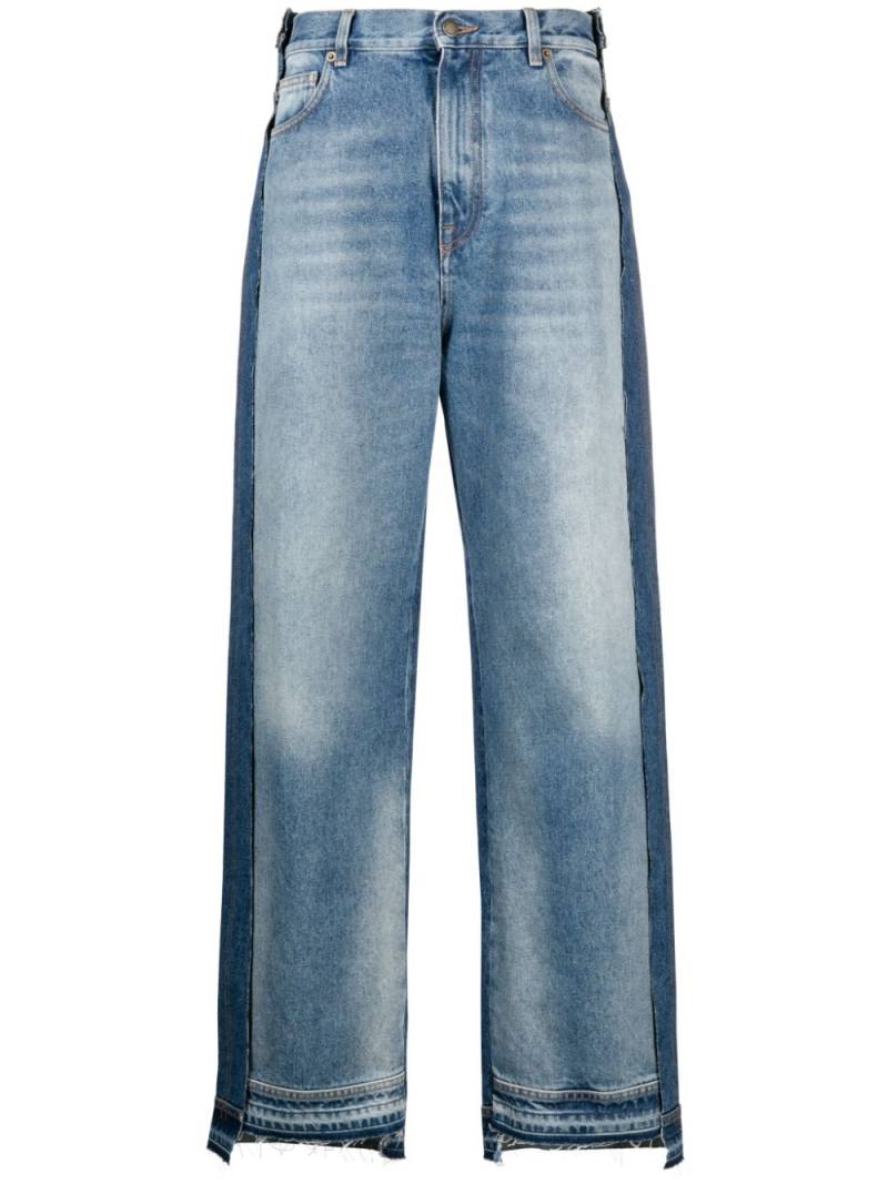 DARKPARK panelled wide-leg jeans - Blue von DARKPARK