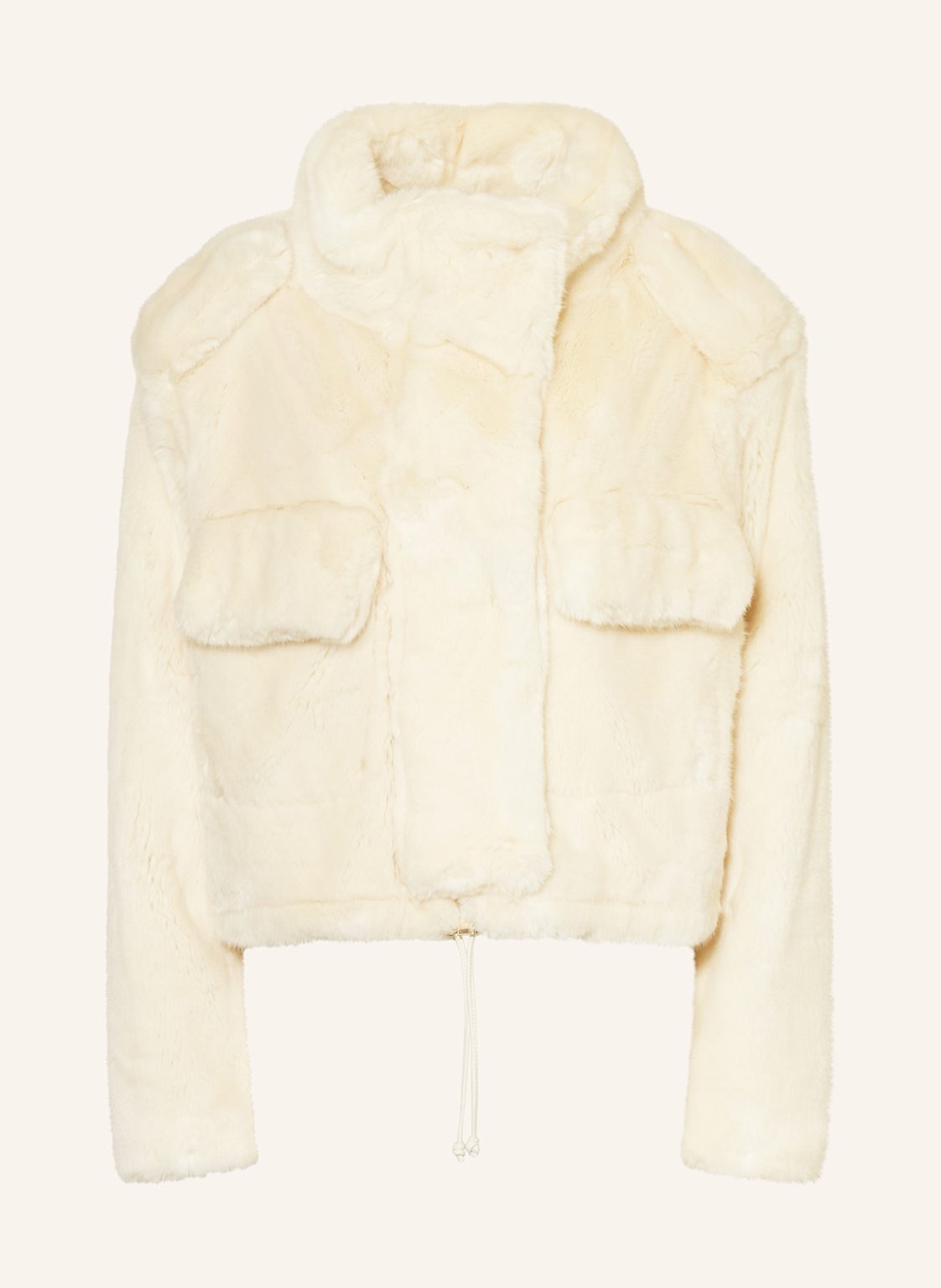 Darkpark Kunstpelz-Jacke Khloe weiss Darkpark Kunstpelz-Jacke Khloe weiss von DARKPARK