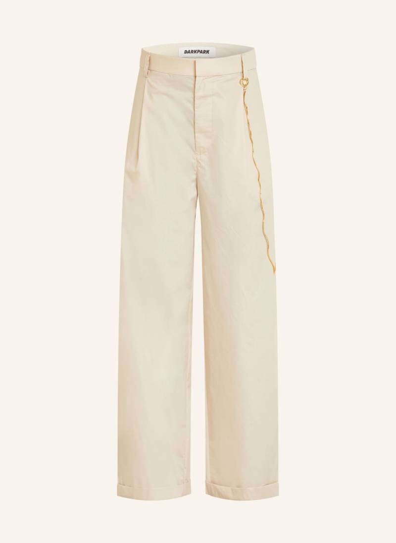 Darkpark Marlenehose Danielle beige von DARKPARK
