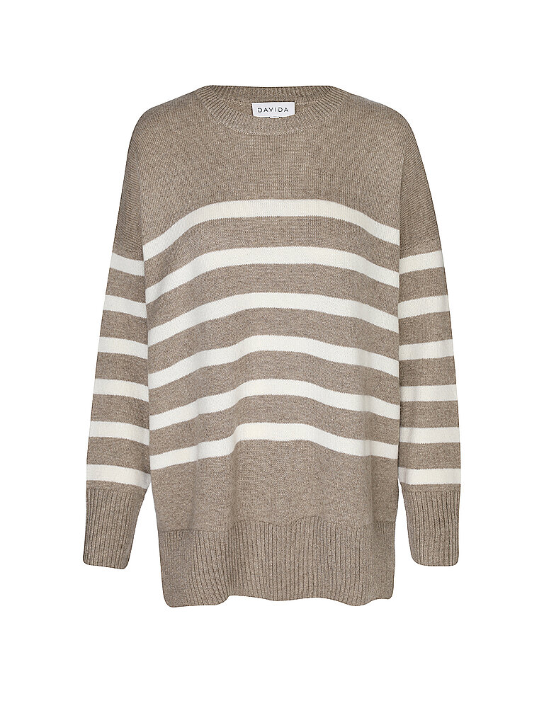 DAVIDA Kaschmirpullover  braun | L von DAVIDA